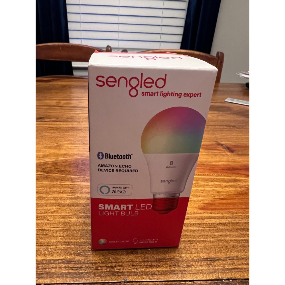 Sengled Smart LED Light Bulb Multicolor Bluetooth Alexa B11-N1E 60W Equiv NEW